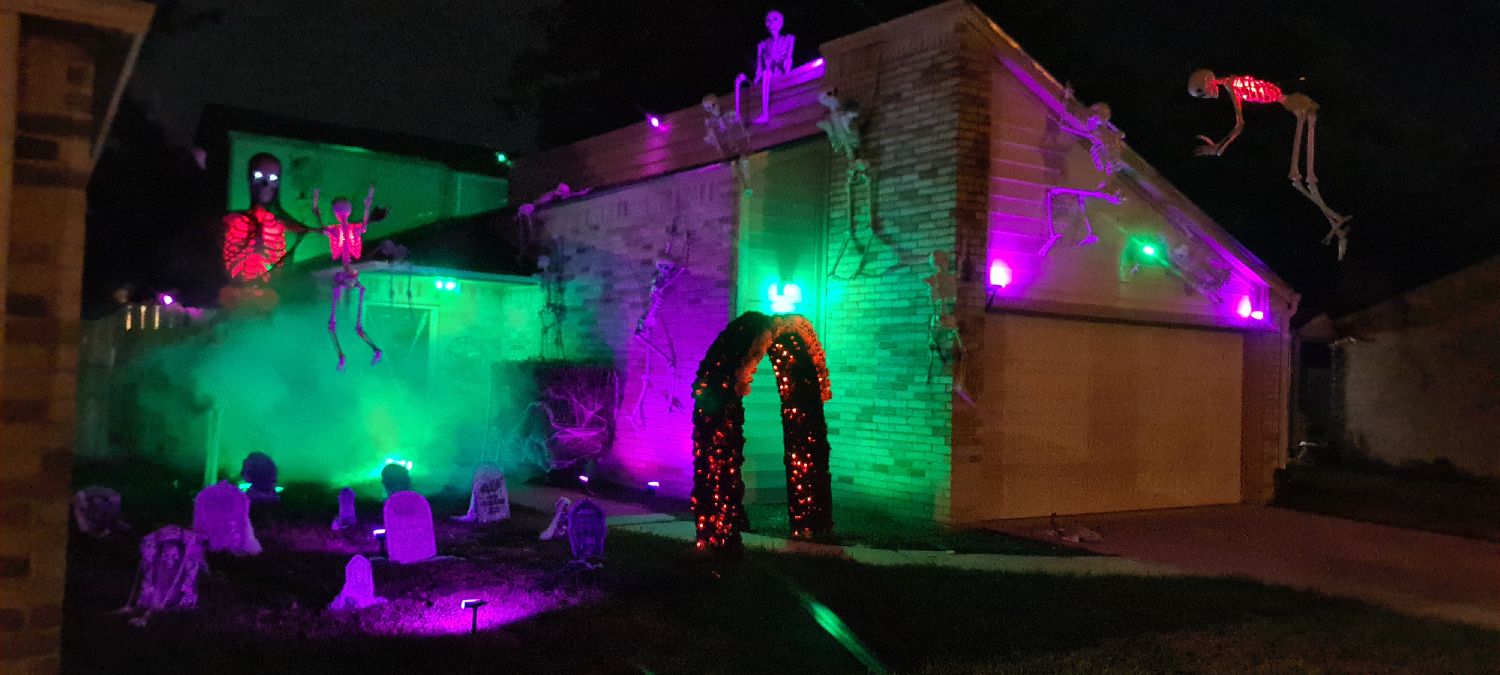 Skeleton House in Cypress, Texas