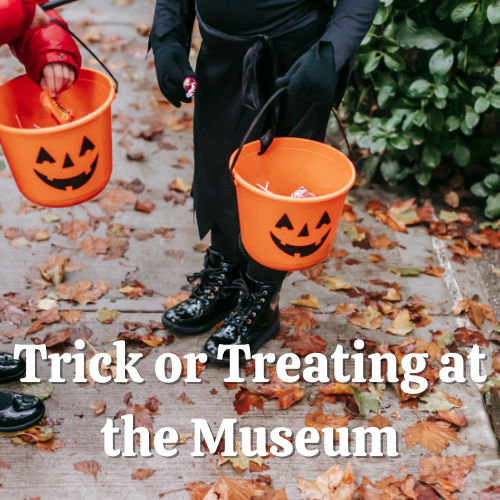 trick or treating at the museum