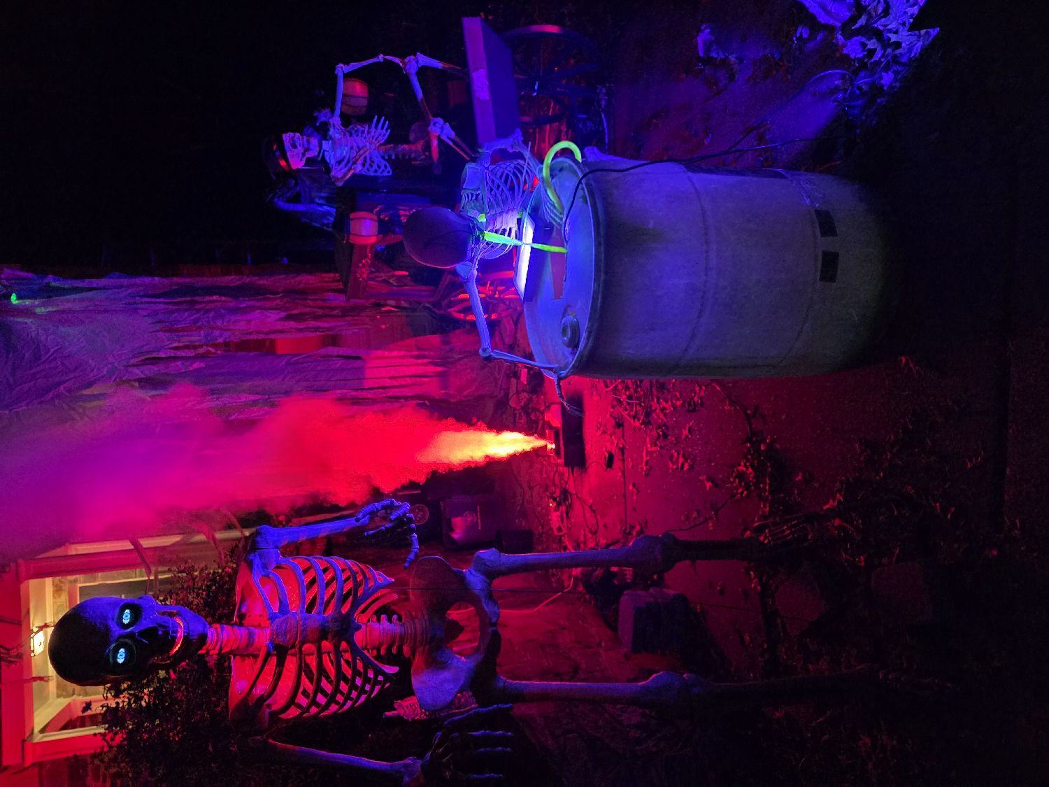 Graveyard and animatronics