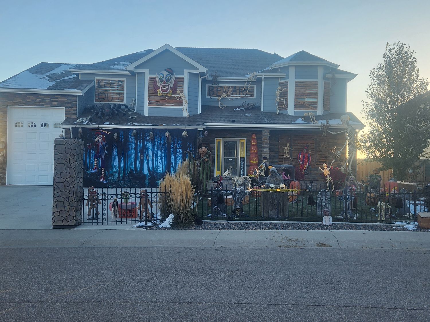 the Johnstown Halloween house