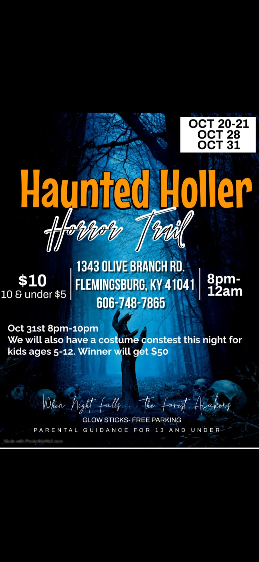 Haunted Holler Horror Trail — haunted house in Flemingsburg, KY