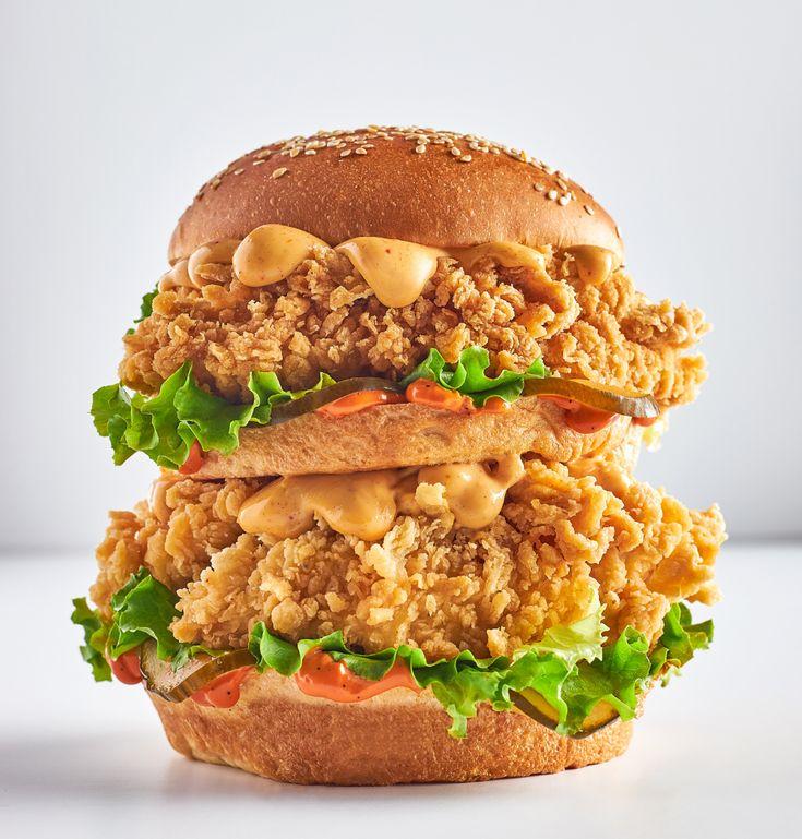 Premium Chicken Fried Burger
