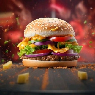 Vaggie Patty Burger