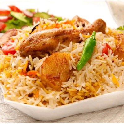 Chicken Afghani Biryani (Half)