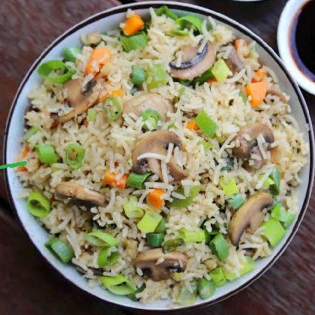 Mashroom Fried Rice (Full)