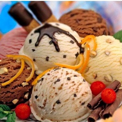 Ice Cream Scoops (Vanilla/Strawberry/Butter Scotch)