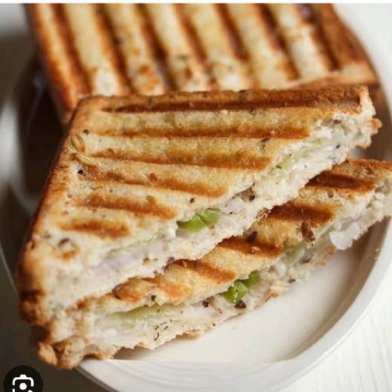Grilled Vegetable Cheese Sandwich