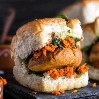 Cheese vada pav