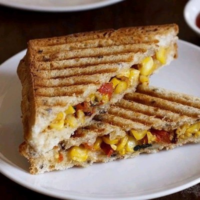 Corn Mayo Grilled Sandwich