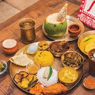 Sholo-bhoj Borolli Thali
