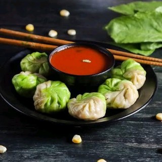 corn cheese Momos steamed 5pcs