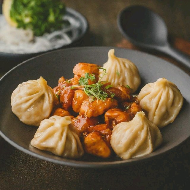 Chicken Hot Garlic Momo