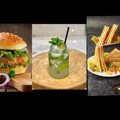 mijito +burger+veg  sandwich 