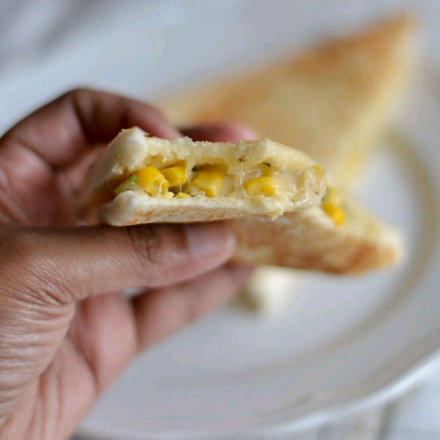 Cheese Corn sandwich