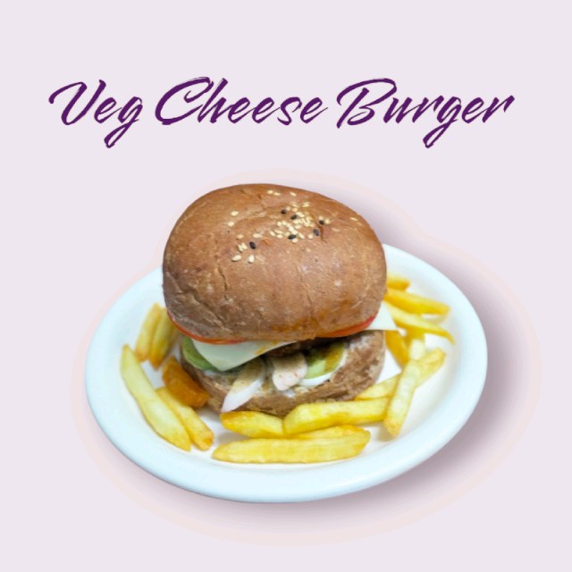 Veg Cheese Burger 