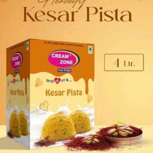 Kesar Pista Ice Cream