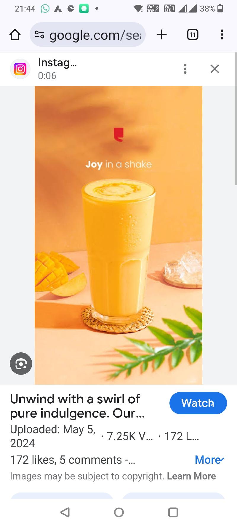 Alphanso Mango Shake