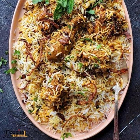 Chicken dum biriyani