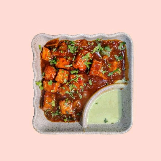 CHILLY PANEER ---- HALF