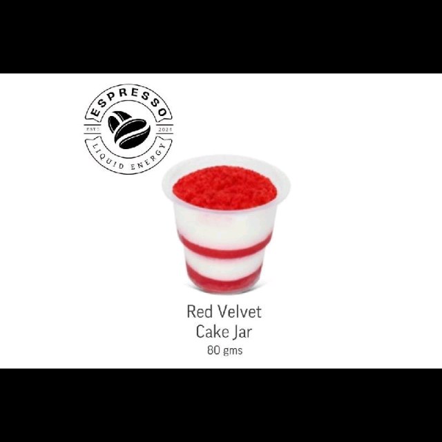 Red Velvet Cake Jar