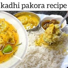 Kadi Pakoda Chawal