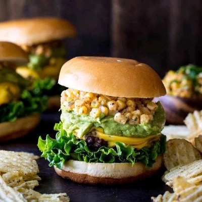 CHEESE CORN BURGER