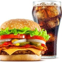 Veg Burger+Soft Drink