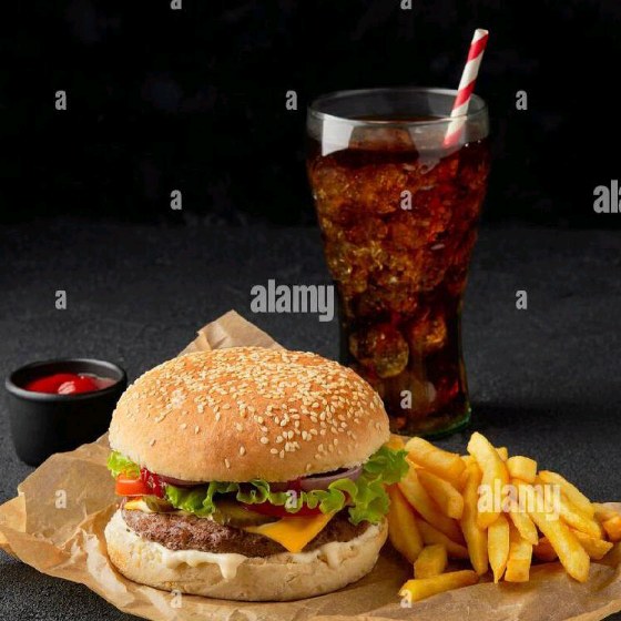 Veg Burger+French Fries+Soft Drink