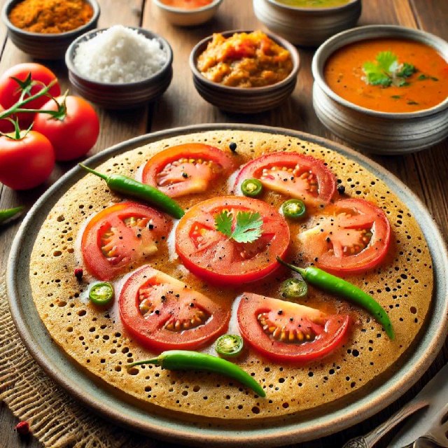 Tomato Uttapam