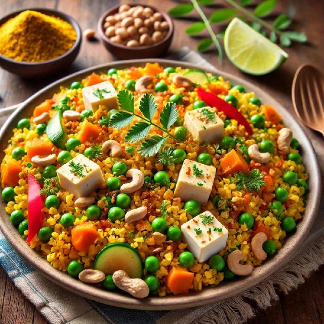 Mix Veg Paneer Poha
