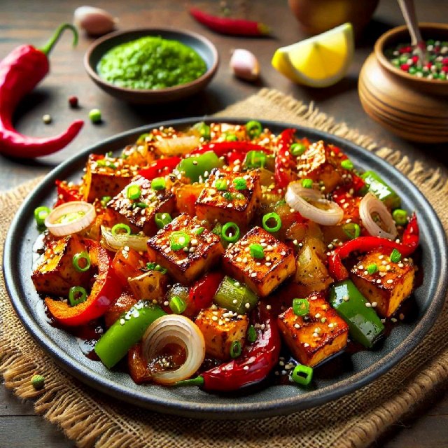 Chilli Paneer Dry