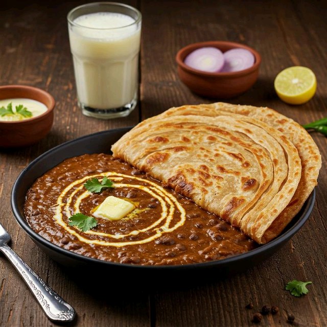Dal Makhni + 3 Paratha 