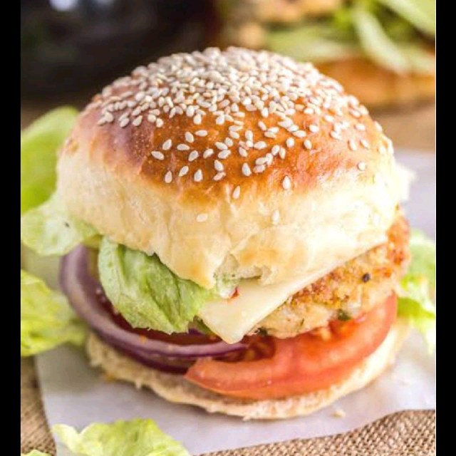 Veg Cheese Aloo Tikki Burger
