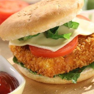Veg Cheese Paneer Tikki Burger