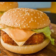 Cheese Paneer Tikki Burger