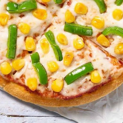 Sweet Corn Capsicum Pizza