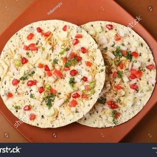 Egg Omlete masala papad