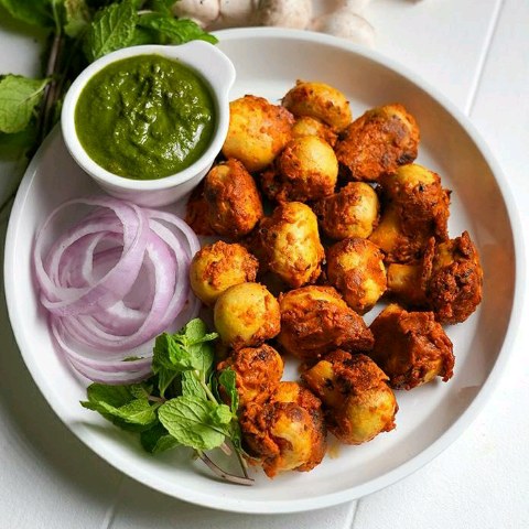 Mushroom Tikka Half