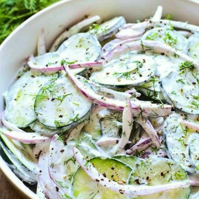 Vegetable Cream Salad