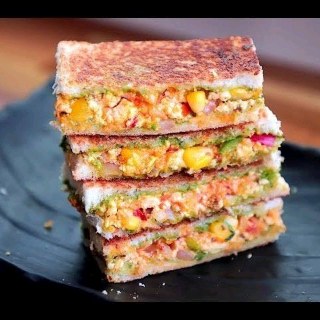 Vegetable Schezwan Sandwich