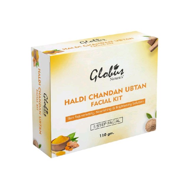 GLOBUS NATURALS Haldi Chandan 5 Step Facial Kit 110g