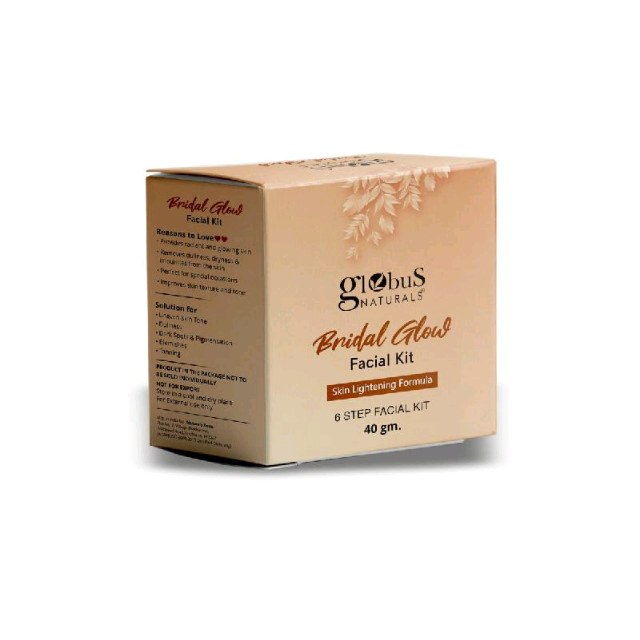 GLOBUS NATURALS lluminating Bridal Glow 6 Step Facial Kit 40g