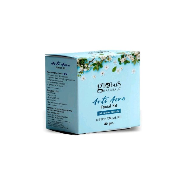 GLOBUS NATURALS Anti Acne 6 Step Facial Kit 40g