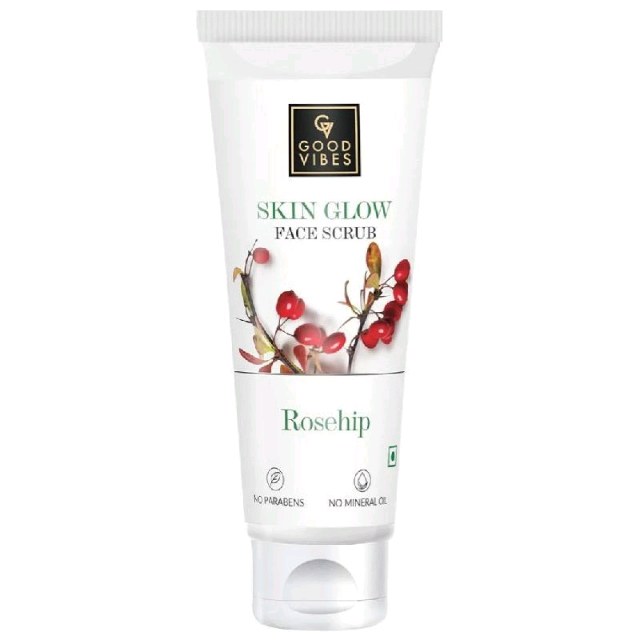 GOOD VIBES Rosehip Skin Glow Face Scrub 50g
