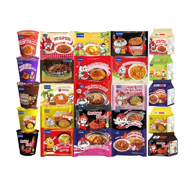 caybonara hot spicy and cheese flavour instant noodle's 