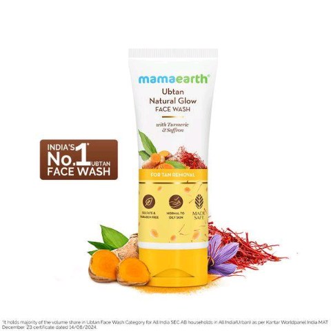 MAMAEARTH Ubtan Face Wash 50ml