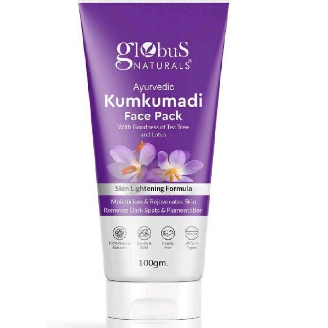GLOBUS NATURALS Ayurvedic Kumkumadi Skin Lightening Face Pack 100g