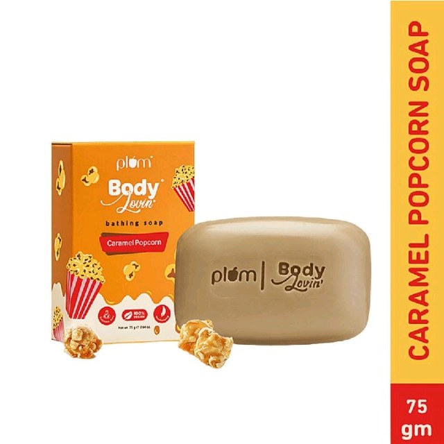 PLUM BodyLovin' Caramel Popcorn Bathing Soap 75g