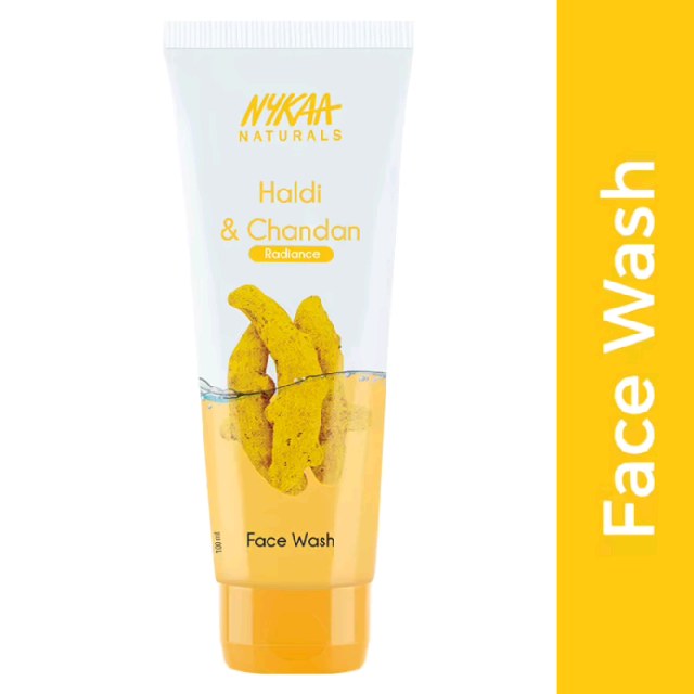 NYKAA Naturals Haldi & Chandan for Radiant Skin Face Wash (100ml)