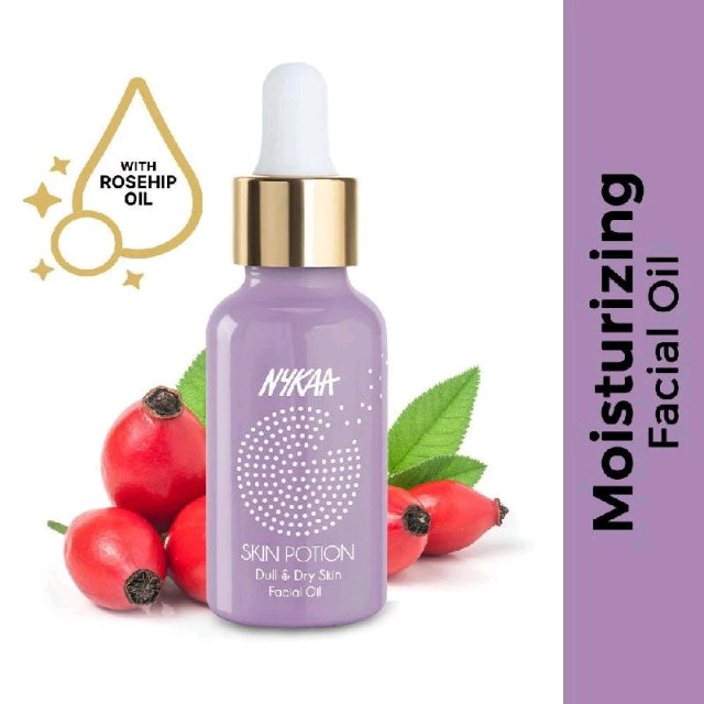 NYKAA NATURALS Skin Potion Dull & Dry Skincare Face Oil Serum (30ml)